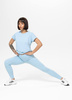 Damskie leginsy sportowe PIT BULL AVENIDA light blue
