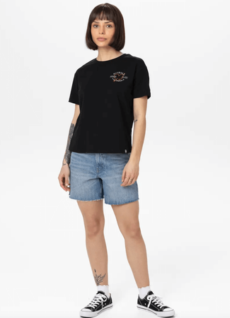 T-shirt damski PIT BULL Oversize HEART czarny