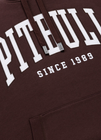 Bluza PIT BULL NORTON dark burgundy kaptur
