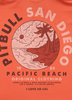 Bluza PIT BULL Tricot Terry PLANET SURF bright salmon kaptur