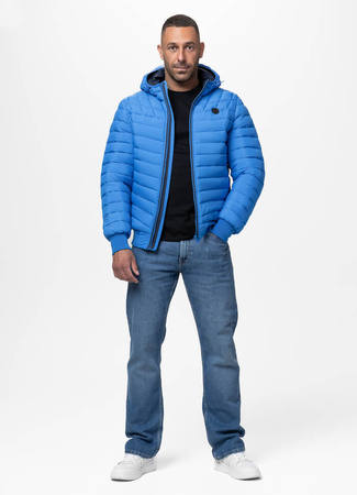 Kurtka PIT BULL NAYLOR HOODED PADDED niebieska (royal blue)