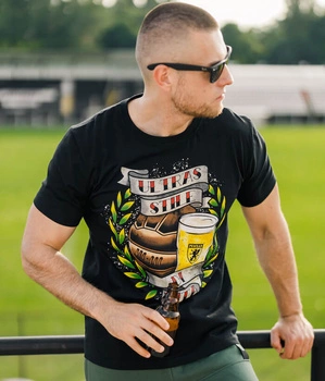 T-shirt PGWEAR STILE DI VITA czarny