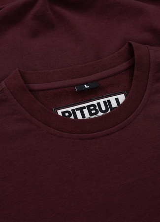 Bluza PIT BULL TRICOT CARSON bordowa prosta