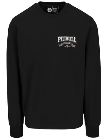 Bluza PIT BULL Tricot Terry TROUBLEMAKER czarna prosta