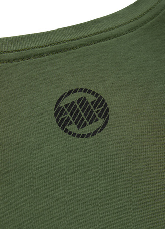 T-shirt PIT BULL ULTRA LIGHT HILLTOP oliwkowy