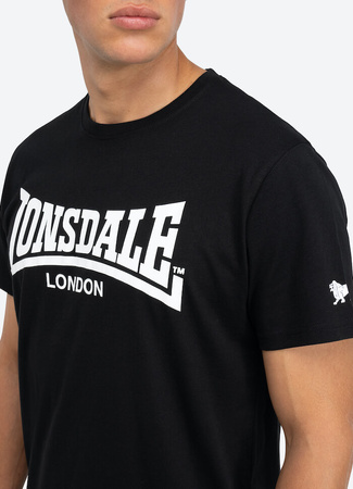 T-shirt Lonsdale PIDDINGHOE czarny - dwupak
