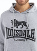 Bluza LONSDALE SCOUSBURGH szara kaptur