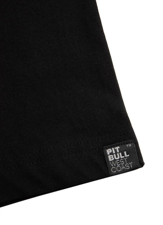 T-shirt PIT BULL BLACK DOG czarny