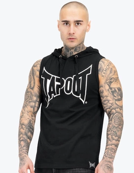 Tank top z kapturem TAPOUT ALAMEDA HOOD czarny