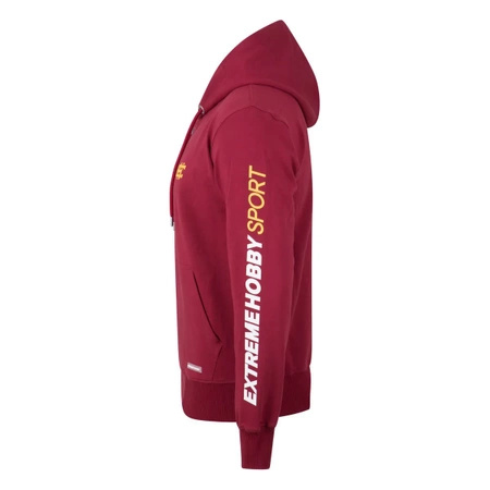 Bluza Hooded Zip EXTREME HOBBY SPORT LINE bordowy