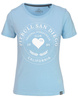 T-shirt damski PIT BULL HEARTIE WMN błękitny (light blue)