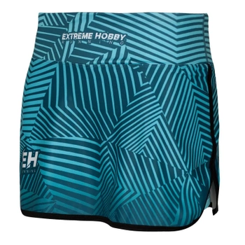 Spódnico-spodenki biegowe EXTREME HOBBY CALEIDOSCOPE turkusowy