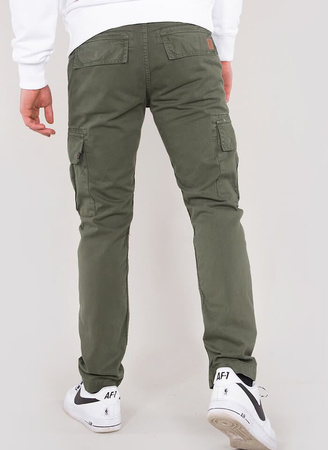 Spodnie ALPHA INDUSTRIES AGENT PANT oliwkowe (dark olive) 158205 142