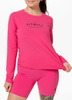 Damski Longsleeve sportowy PIT BULL AVENIDA WMN malinowy