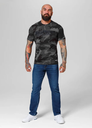 T-shirt PIT BULL SLIM FIT CLASSIC BOXING all black camo