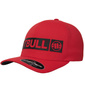 Czapka PIT BULL FULL CAP HILLTOP STRETCH FITTED czerwona