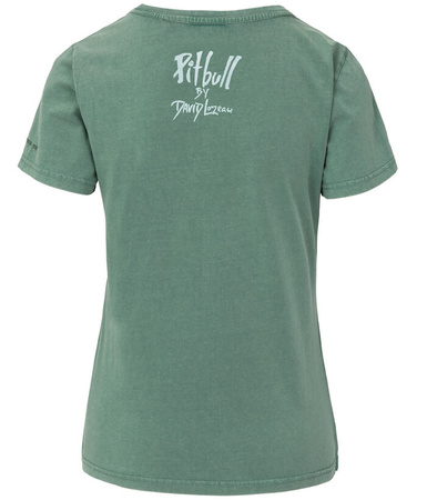T-shirt damski PIT BULL Denim Washed CRUISINANDBOOZIN WMN mint