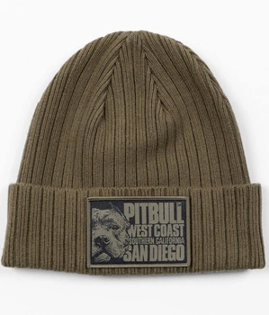 Czapka zimowa PIT BULL SILVAS BLOOD DOG oliwkowa