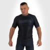 Short sleeve rashguard EXTREME HOBBY TRACE czarny