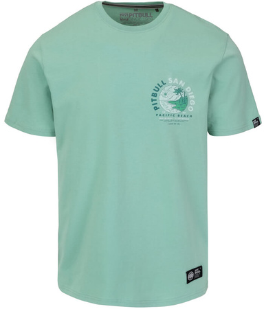 T-shirt PIT BULL  PLANET SURF miętowy (light mint)