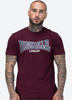 T-shirt LONSDALE DUKINFIELD bordowy