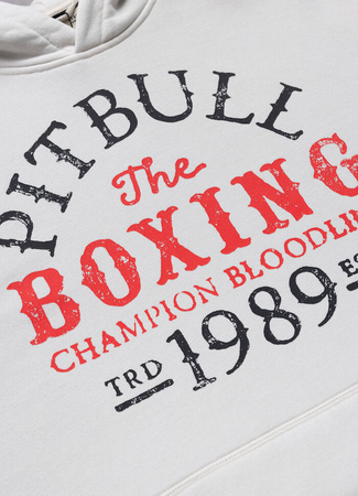 Bluza PIT BULL WASHED CHAMPION BLOODLINE white stone kaptur