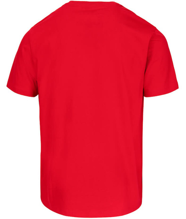 T-shirt PIT BULL SURFING DOG fluo red