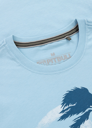 T-shirt PIT BULL PALMS light blue