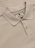 POLO PIT BULL Denim Washed Pique SMALL LOGO dark sand