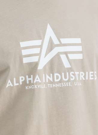 T-shirt ALPHA INDUSTRIES BASIC piaskowy (vintage sand) 100501 679