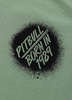 T-shirt PIT BULL Loose Fit GRAFFITI washed green
