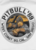 T-shirt PIT BULL DRIVING biały