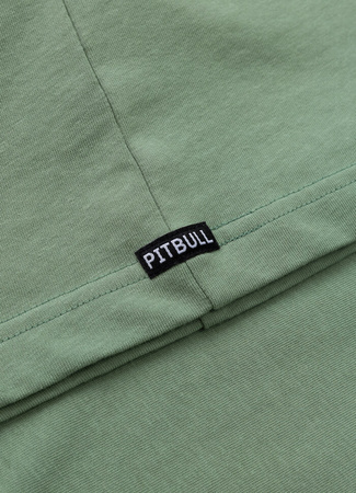 T-shirt PIT BULL Loose Fit GRAFFITI washed green