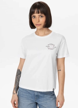 T-shirt damski PIT BULL Oversize HEART biały