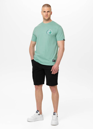 T-shirt PIT BULL  PLANET SURF miętowy (light mint)
