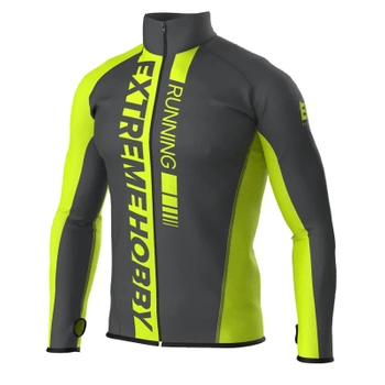 Bluza biegowa męska EXTREME HOBBY DRAFT limonka