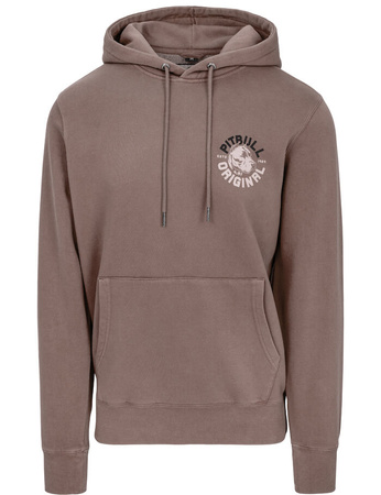 Bluza PIT BULL WASHED DOG SD washed burgundy kaptur