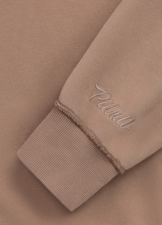 Damska bluza PIT BULL Washed LOVIA WMN chocolate mousse
