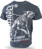 T-shirt DOBERMANS SUPPORT TS220 stalowy