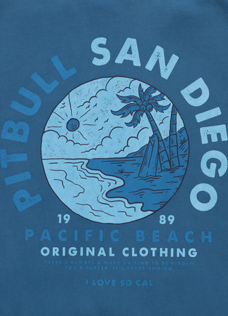 Bluza PIT BULL WASHED PLANET SURF shade blue rozpinana
