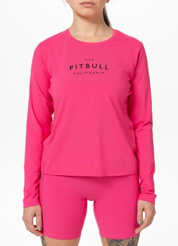Damski Longsleeve sportowy PIT BULL AVENIDA WMN malinowy