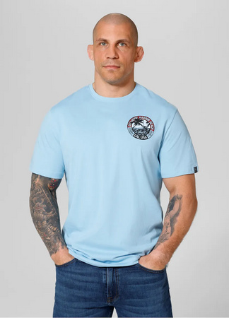 T-shirt PIT BULL OCEANSIDE (light blue) błękitny