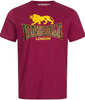 T-shirt Lonsdale TAVERHAM bordowy