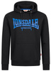 Bluza LONSDALE CHATSWORTH czarna kaptur