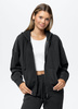 Damska bluza PIT BULL Washed LOVIA WMN dark graphite rozpinana