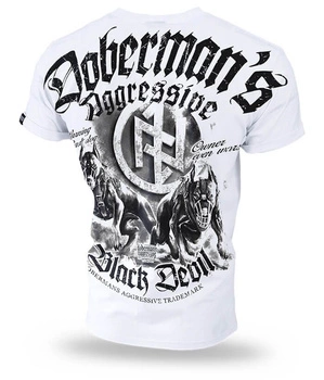 T-shirt DOBERMANS BLACK DEVIL II TS198 biały