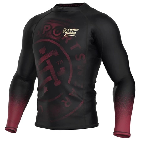 Longsleeve rashguard EXTREME HOBBY BADGE czarny