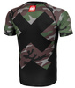 Rashguard PIT BULL CROSS CAMO woodland camo krótki rękaw