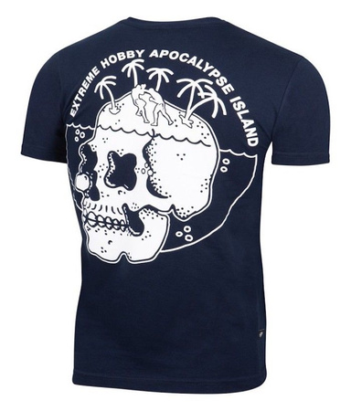 T-shirt EXTREME HOBBY SKULL ISLAND granatowy