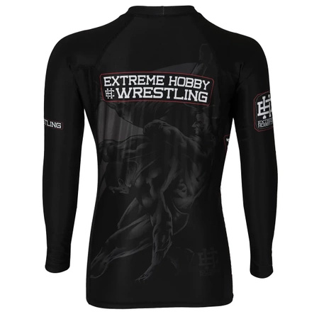 Longsleeve rashguard kids  EXTREME HOBBY  WRESTLING czarny